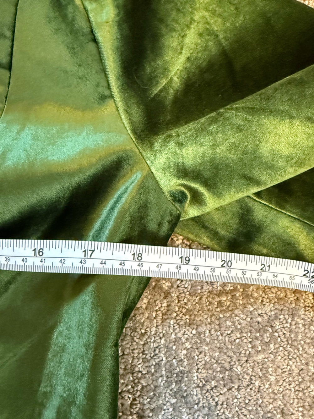 Tuckernuck Green Velvet Mayson Dress Size 10 - Picture 11 of 14